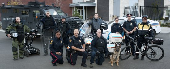 Group of various SPS officers