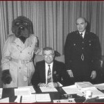 1990s Mayor Dayday with McGruff Mascot