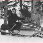 1980s Police Snowmobile