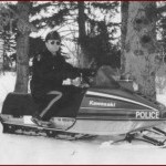 1980s Police Snowmobile