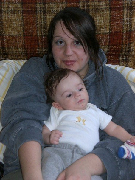 Image of Kandice and her son, Nethan, as an infant.